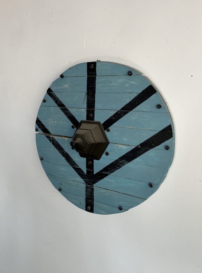 Dekoratif Viking Kalkanı (mavi)